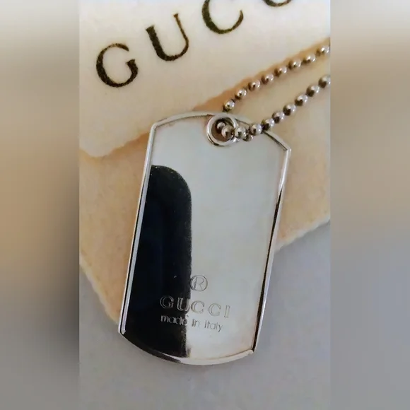 Gucci Dog Tag Necklace - Picture 4 of 8